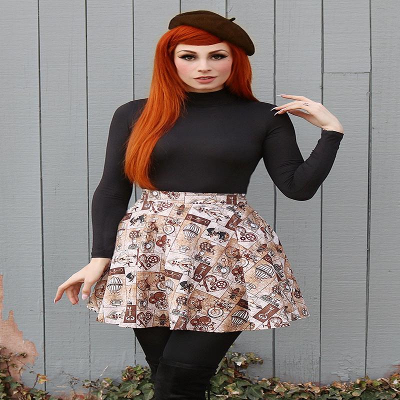 Steampunk Skater Skirt
