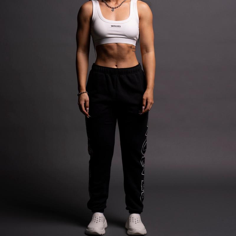 Hardcore She Post Lounge Sweats in Black