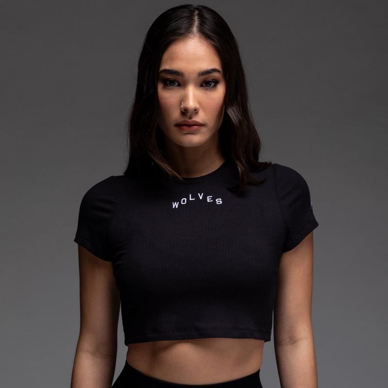 Pyramid "Kara" Tee in Charcoal