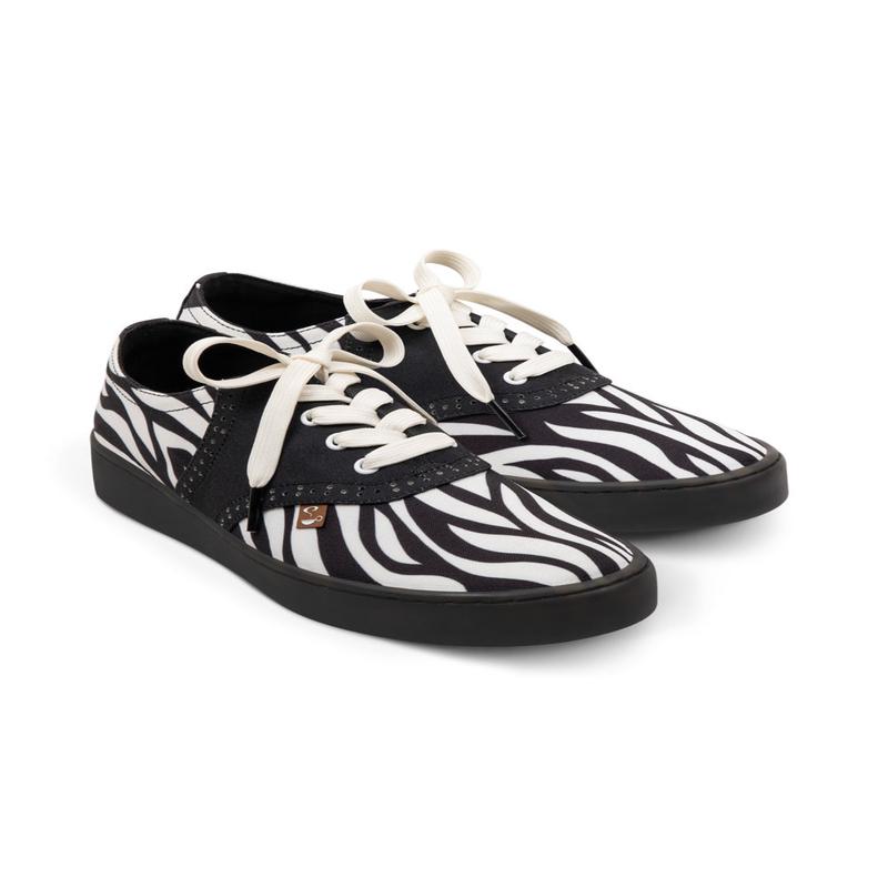Saddle Zebra Casual Sneaker