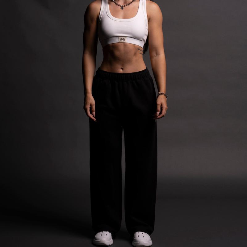 Dual She Big Cozy Sweats in Black
