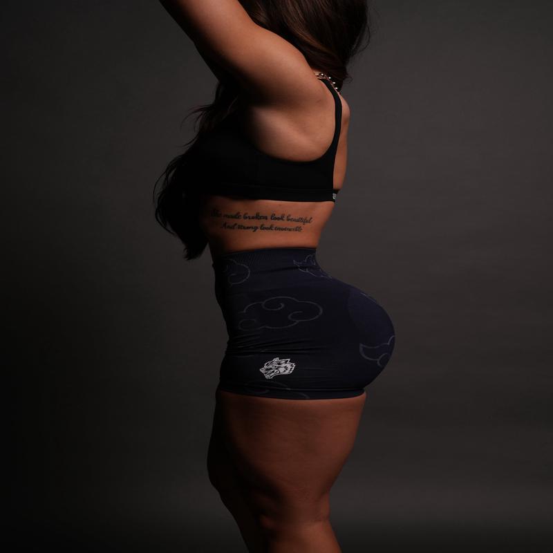 Wolf Cloud Everson Seamless "Training" Shorts in Storm Blue