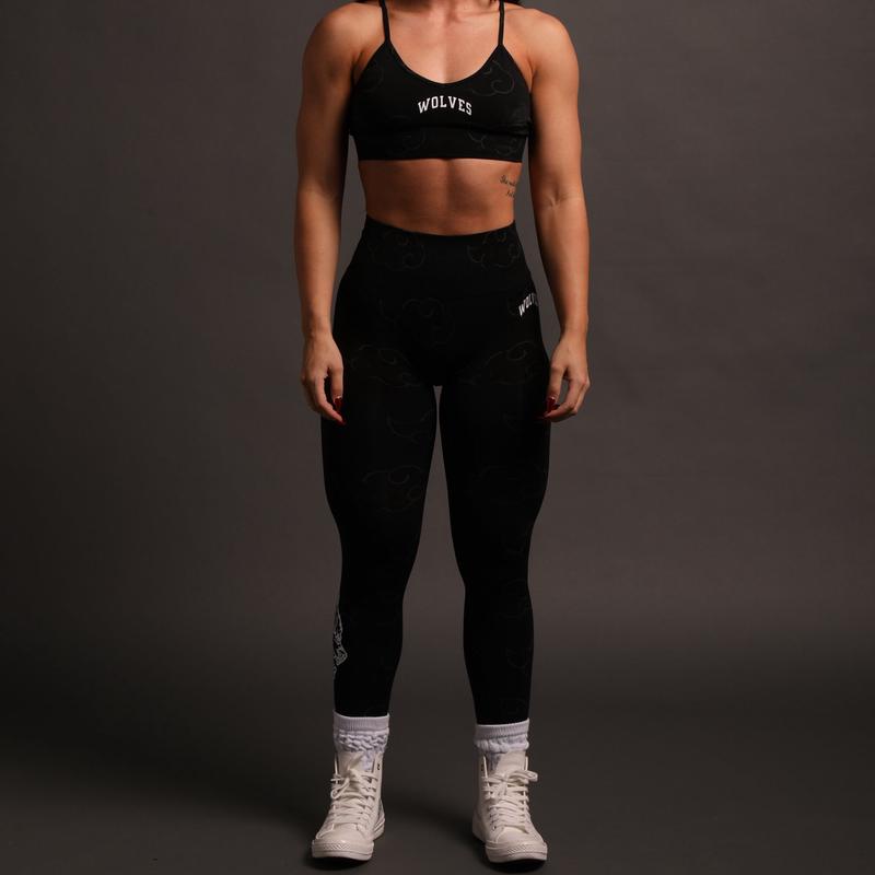 Wolf Cloud Loyalty "Everson Seamless" Leggings in Black