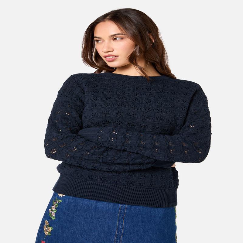 Bea Lacey Knit Sweater