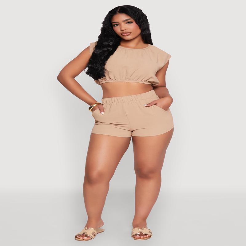 Airy High Waisted Shorts