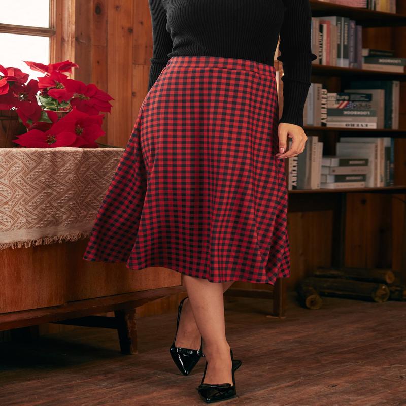 Excellence Attained Knit Midi Skirt