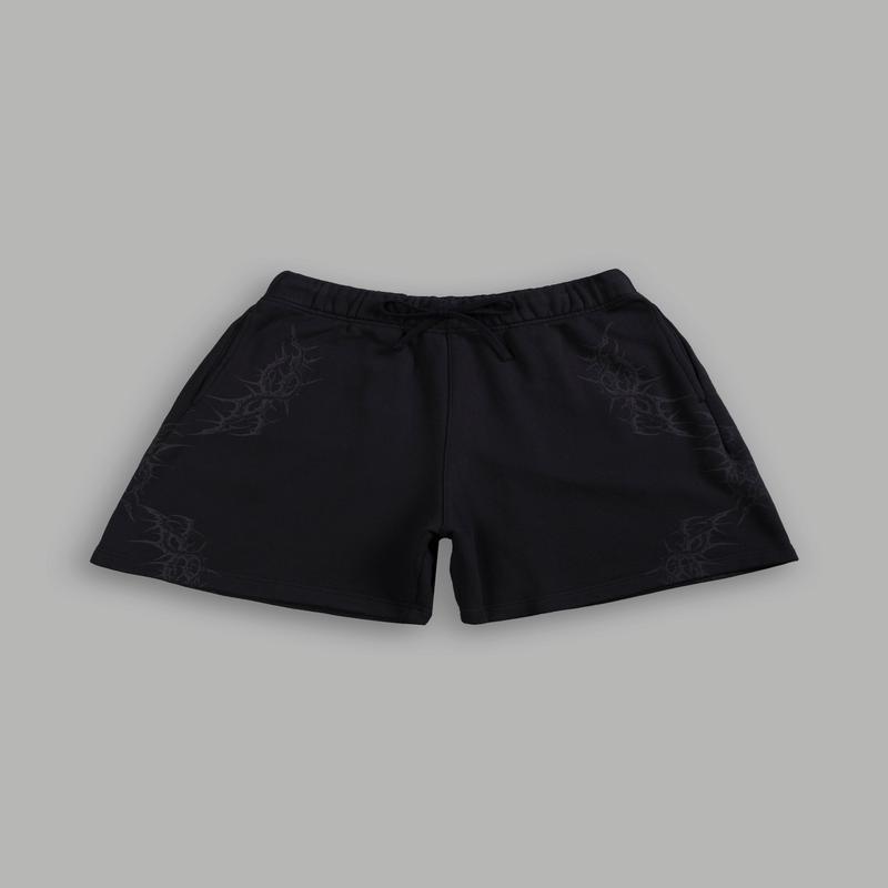 Thorns Post Lounge Sweat Shorts in Black