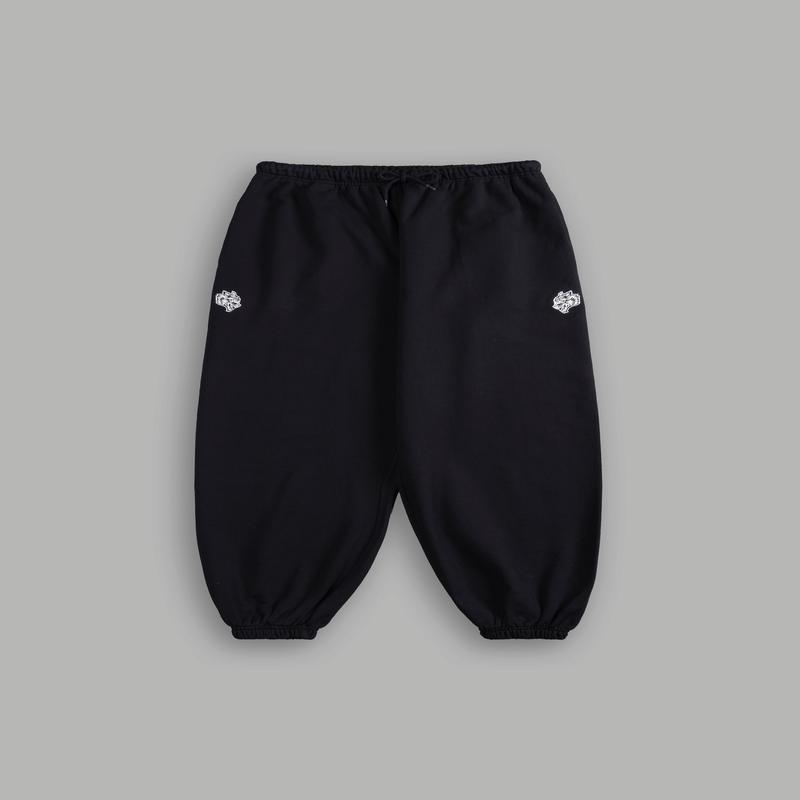 Dual Lounger Sweat Pants in Black