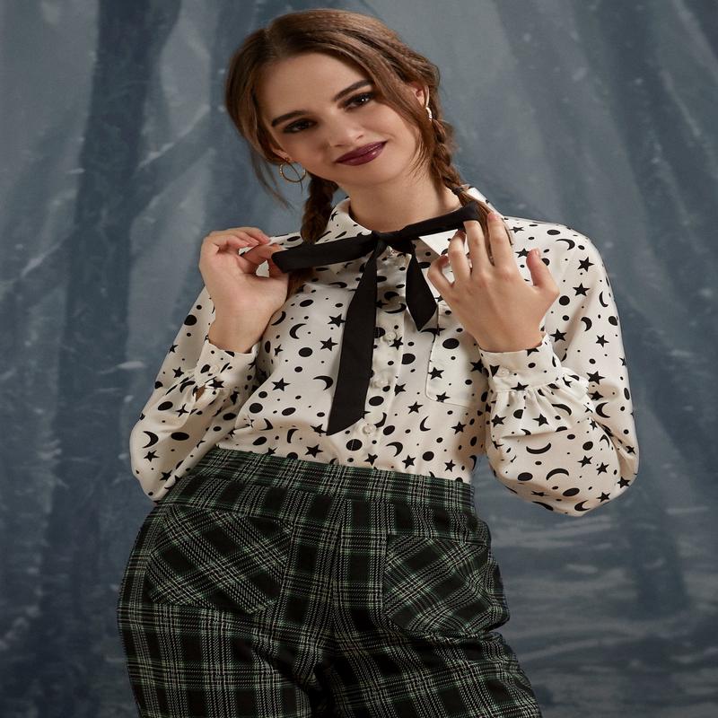 Enchanted Evening Collared Blouse