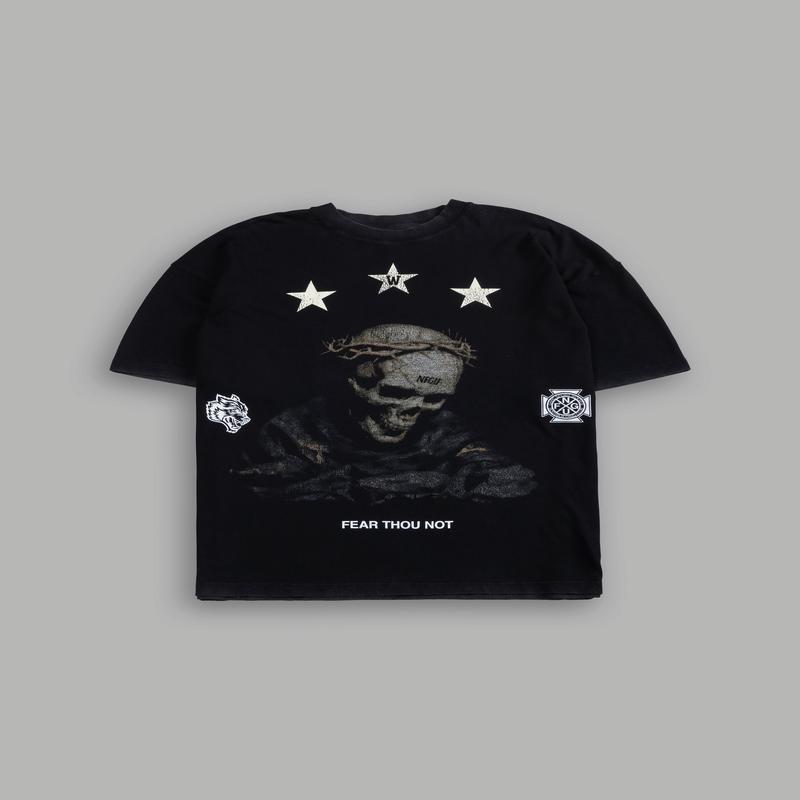 Fear Thou Not "Premium" Oversized Tee in Black