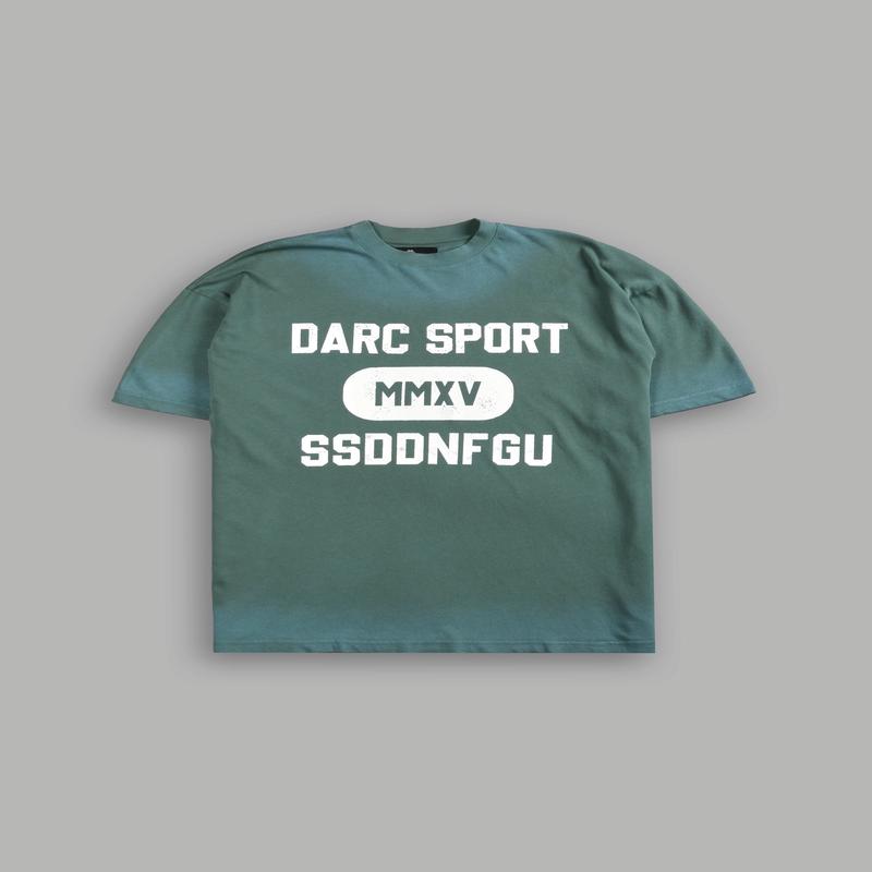 Wolves Forever "Premium" Oversized Tee in Hunter Green Driftwash