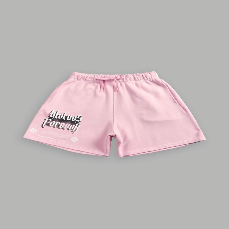 You'll Know Oversized Post Lounge Sweat Shorts in Cherry Blossom