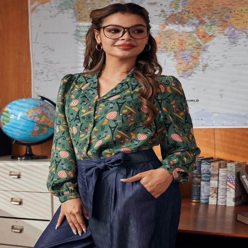 Call It a Classic Camp Collar Long Sleeve Shirt