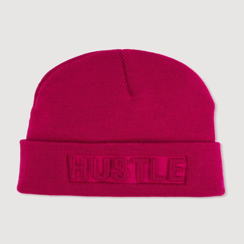 Hustle Embossed Beanie