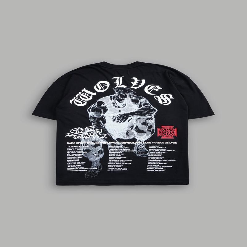 Iron Heart "Premium" Oversized Tee in Black