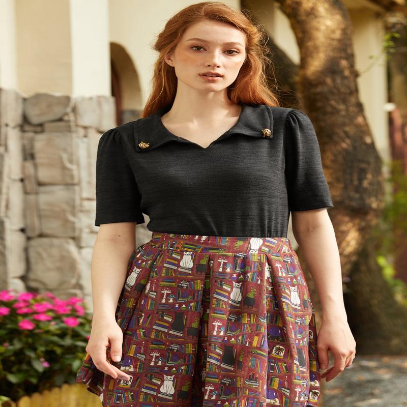 Old School Classic Puff Sleeve Top