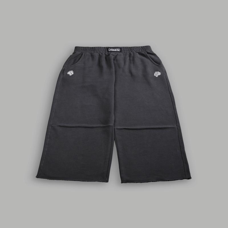Box Patch Dual Moaty Sweat Pants in Wolf Gray