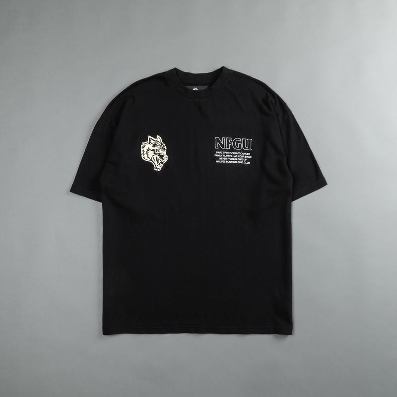Keep Fighting "Premium" Oversized Tee in Black
