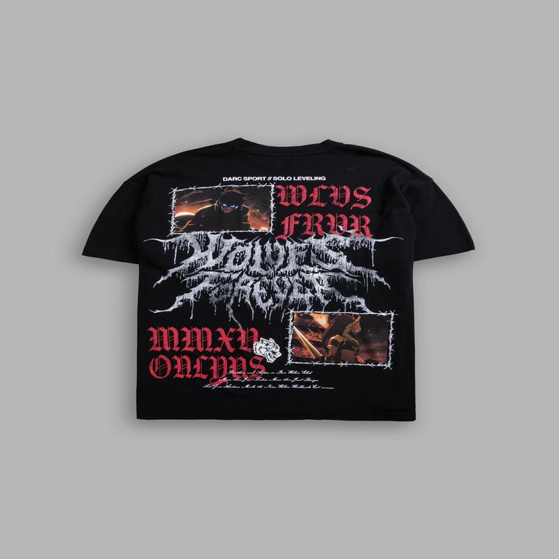 Demon Knight "Premium" Oversized Tee in Black