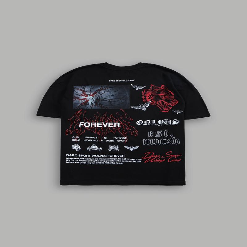 Last Breath "Premium" Oversized Tee in Black