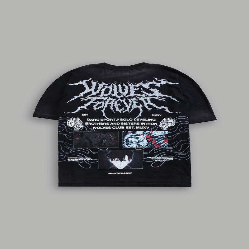 S-Rank "Premium" Oversized Tee in Black Drift Wash