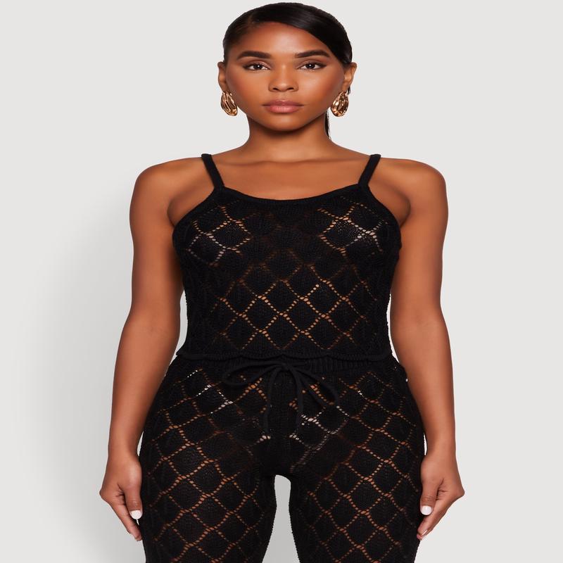 Crochet Diamond Knit Cami