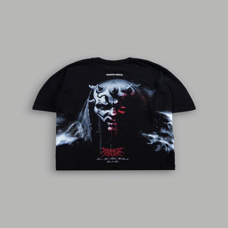 Dark Rage "Side By Side" Series Premium Oversized Tee in Black