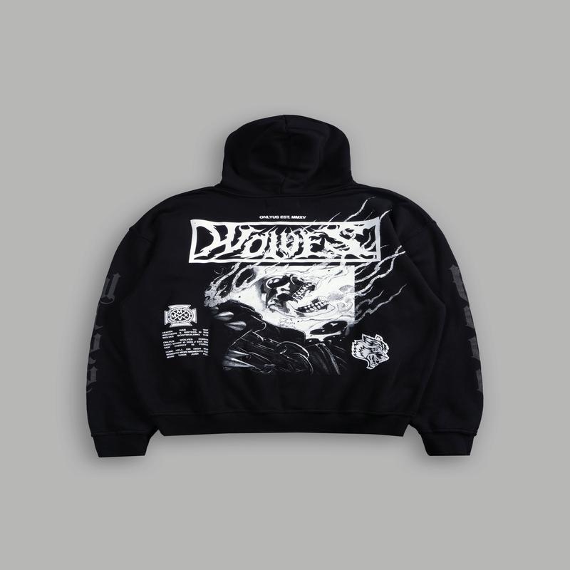 Night Ride "Pierce" Hoodie in Black