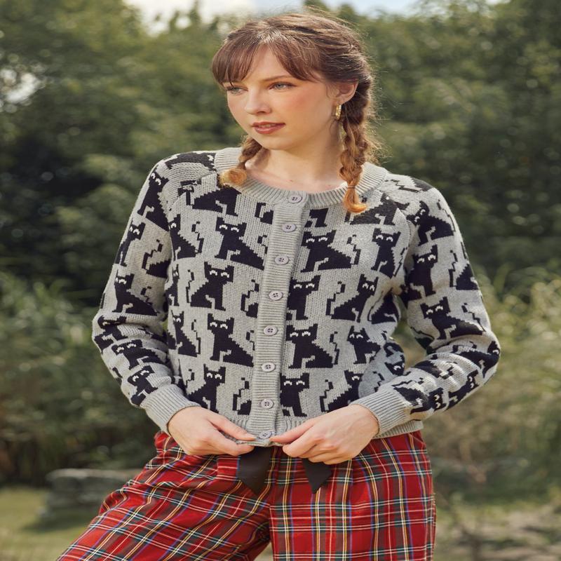 Notes of Nostalgia Crewneck Cardigan