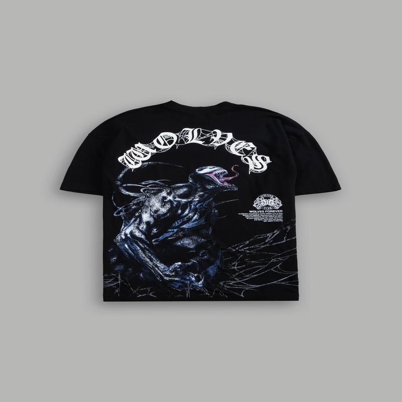 Venom Chopper "Premium" Oversized Tee in Black