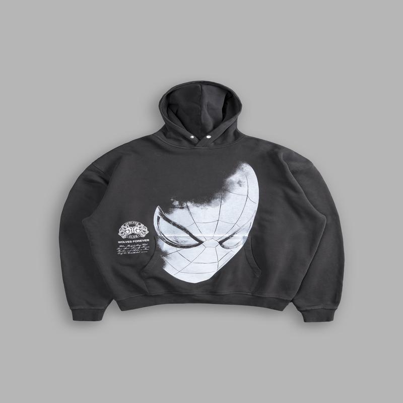 (1 Of 500) Spider Senses "P" Hoodie in Wolf Gray