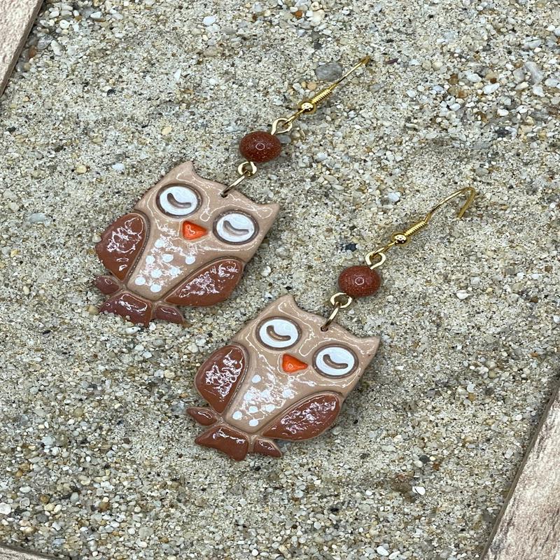 Cutie Owl Dangle Earrings