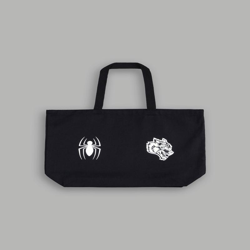 Spider-Man Canvas Tote in Black