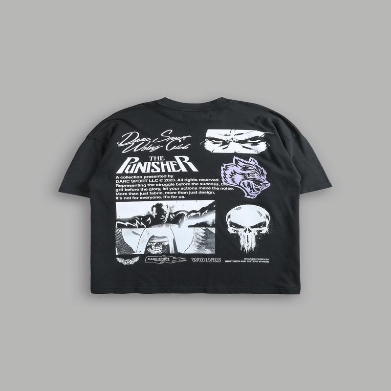 The Eyes "Premium" Oversized Tee in Castle Gray