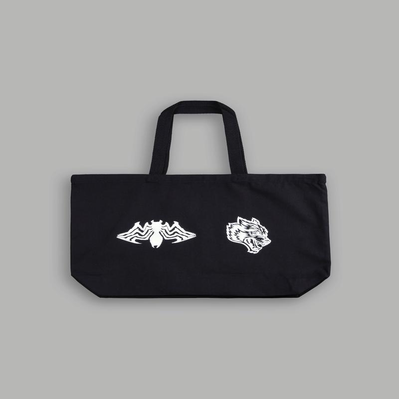 Venom Canvas Tote in Black