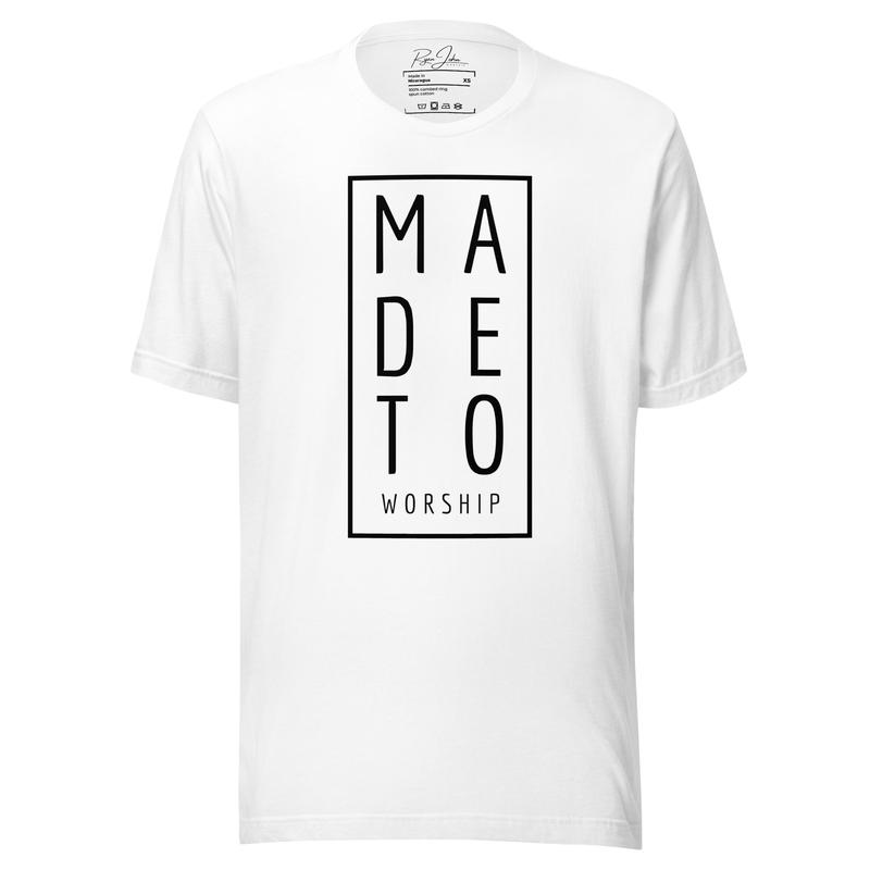 Made to Worship - T-shirt (Black print)