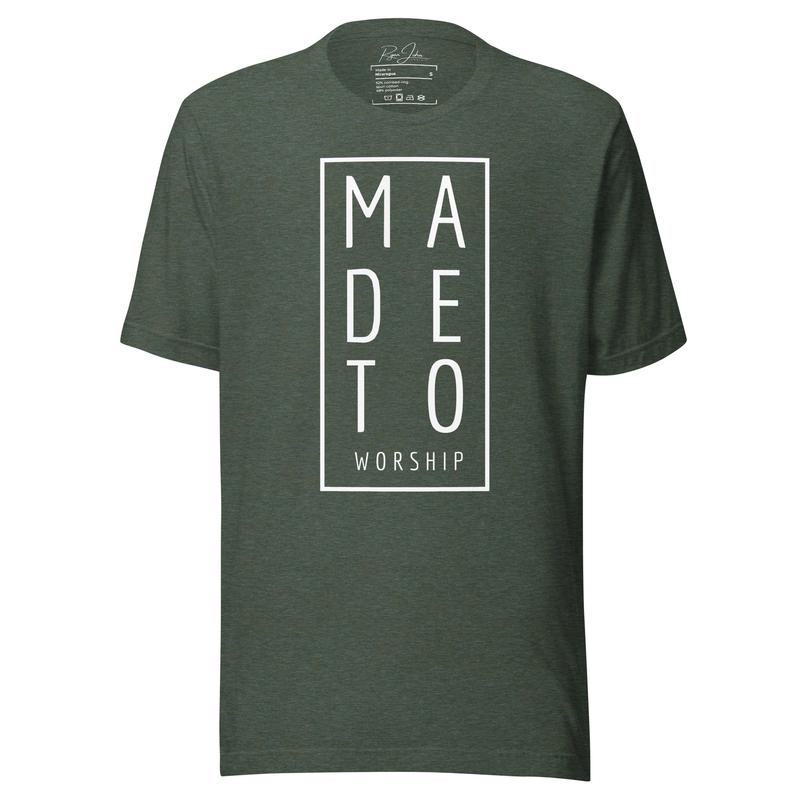 Made to Worship - T-shirt (White print)