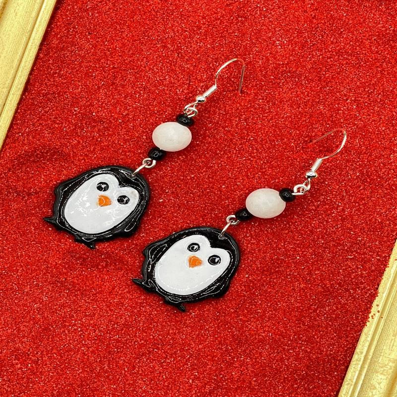 Cutie Little Penguin Earrings