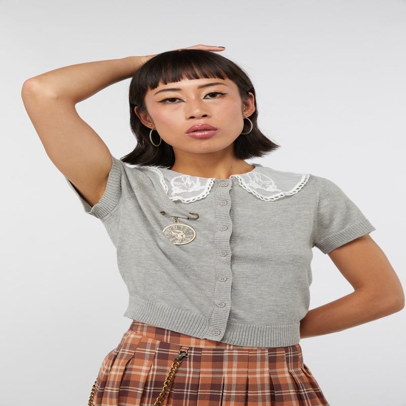 Very Late Cardigan Grey Marle