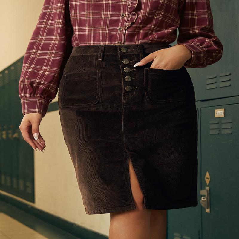 Buttoned Up & Brilliant Skirt