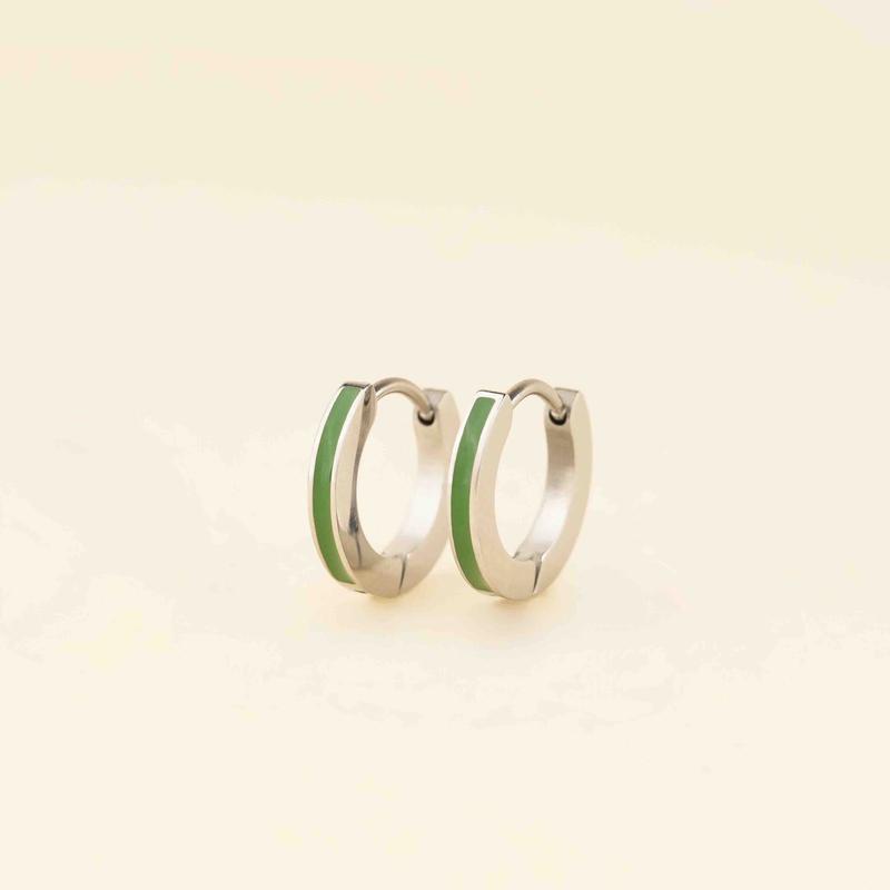 Color Huggie Hoop Earrings