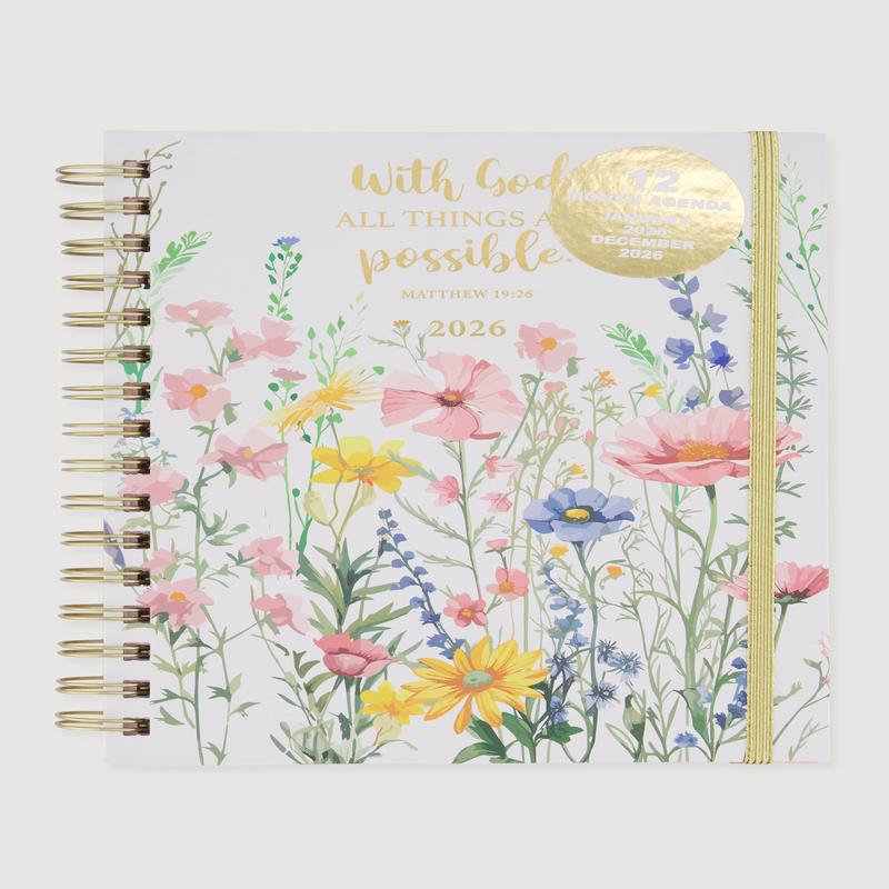 With God All Things Are Possible 2026 Planner