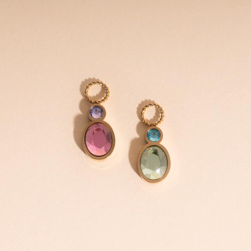 Twist and Mix Huggie Hoop Charms