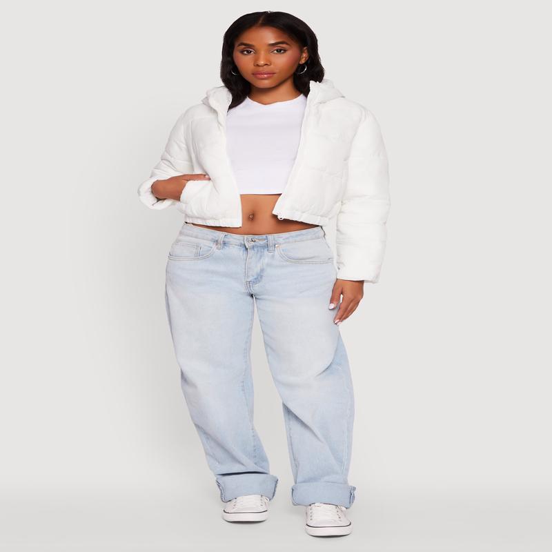 Hooded Short Puffer Jacket