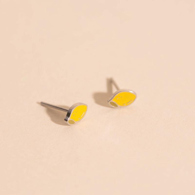 Mini Lemon Stud Earrings