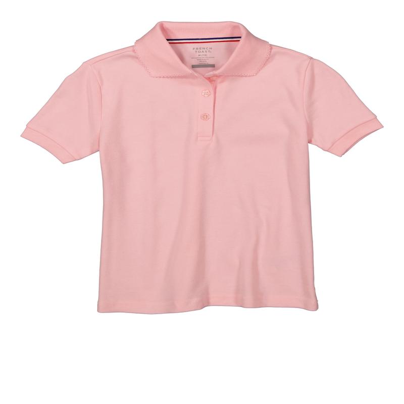French Toast Girls 7-16 Scalloped Collar Polo Shirt