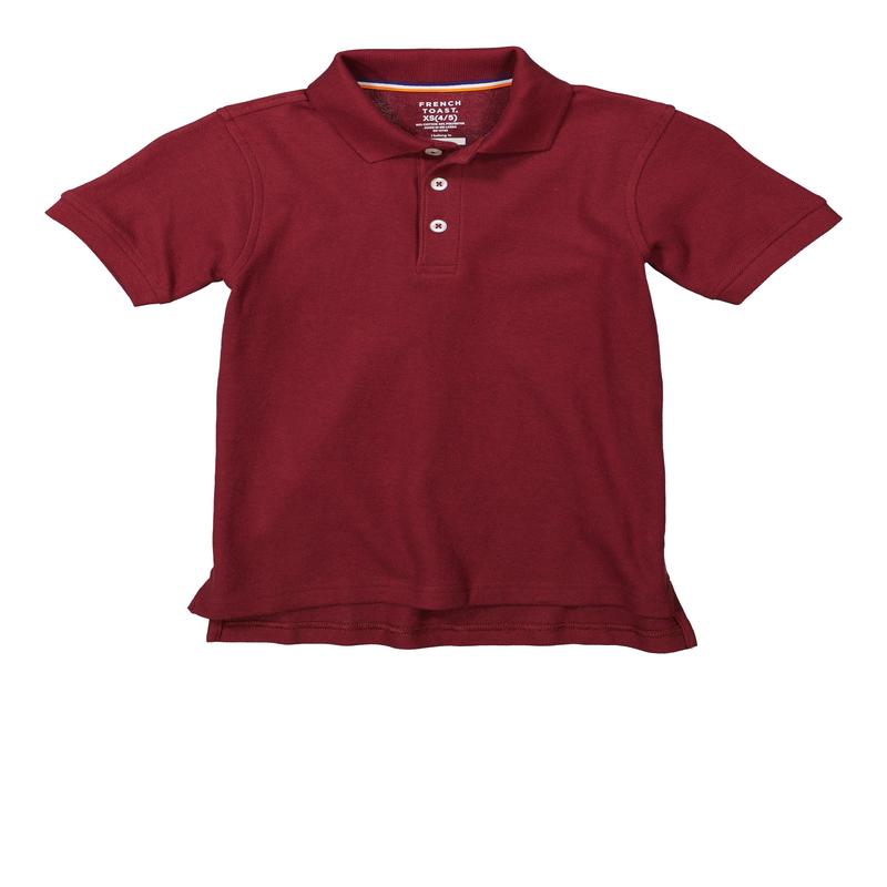 French Toast Boys 4-7 Pique Short Sleeve Polo Shirt
