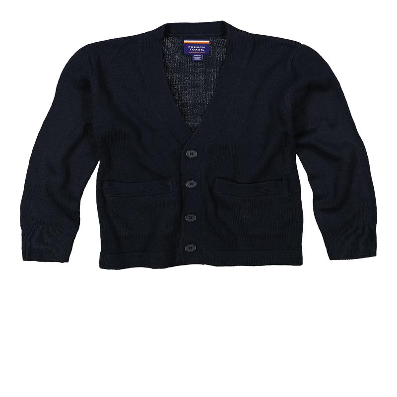 French Toast Boys 4-7 V Neck Cardigan