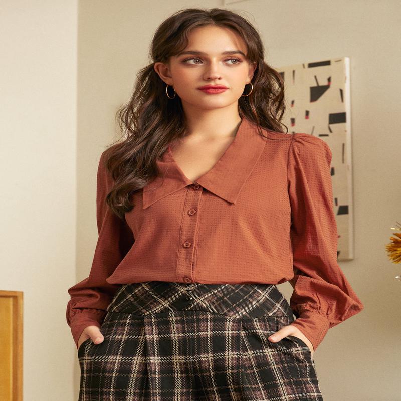 Petal Picnic Long Sleeve Blouse