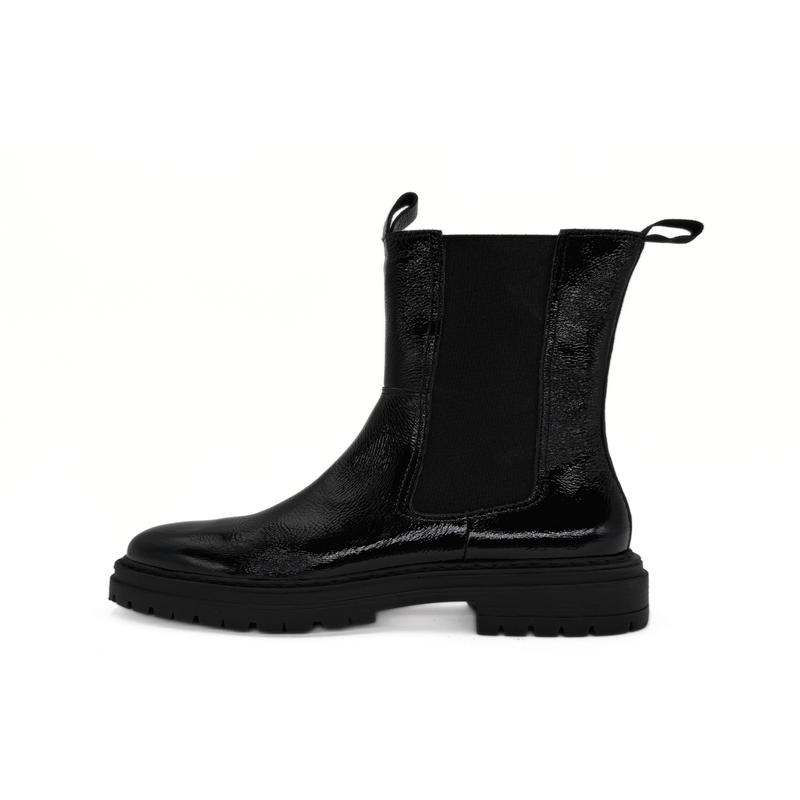 Sherry Patent Lugsole Booties